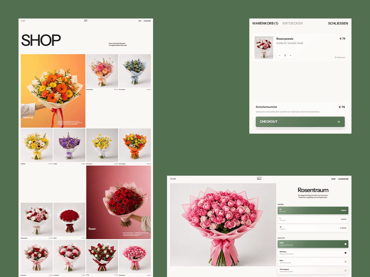 VLASI shop interface