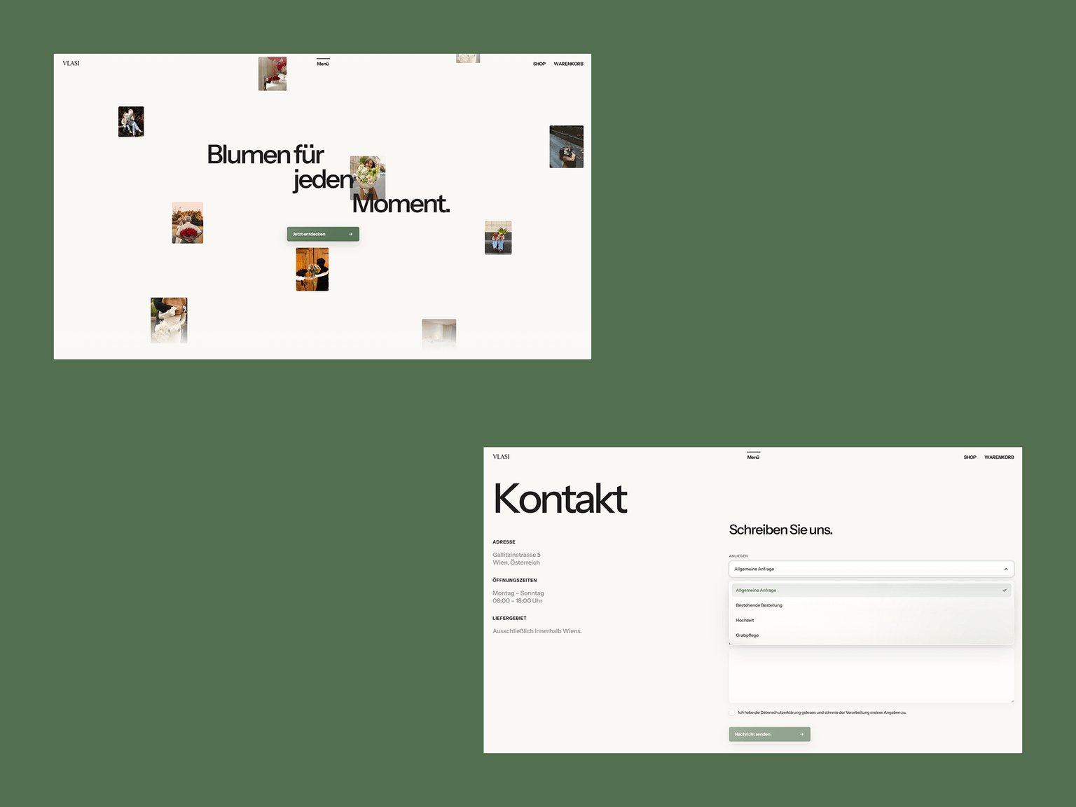 VLASI product configurator interface