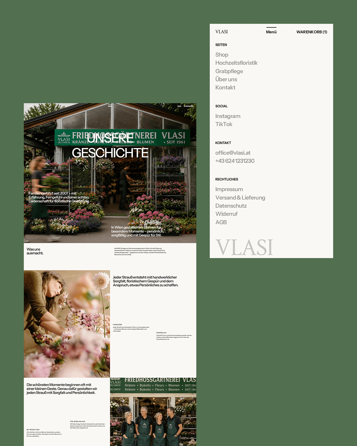 VLASI mobile product interface