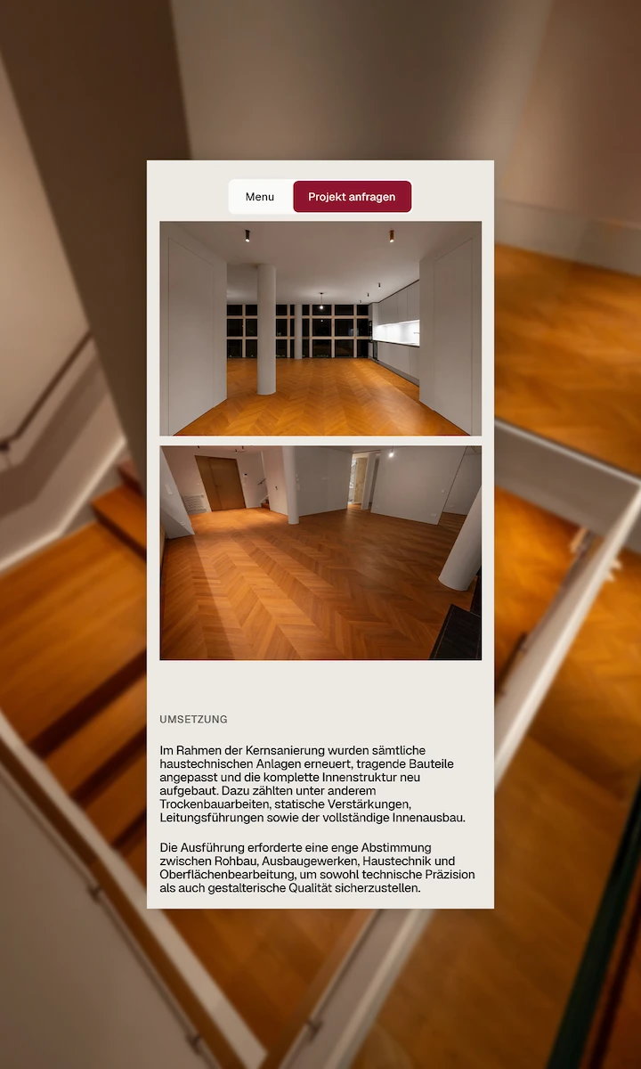 ALPHABAU mobile interface