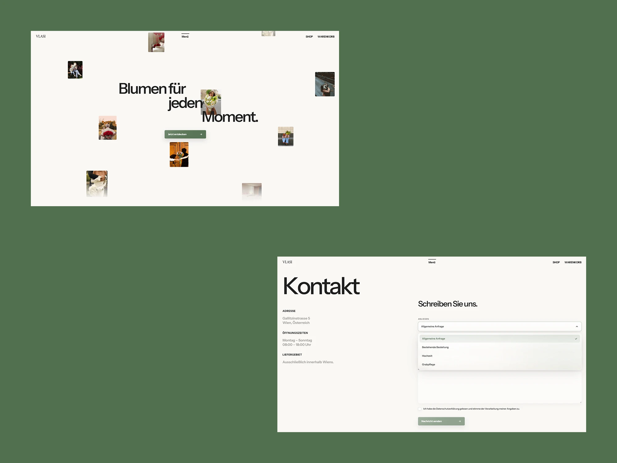 VLASI product configurator interface